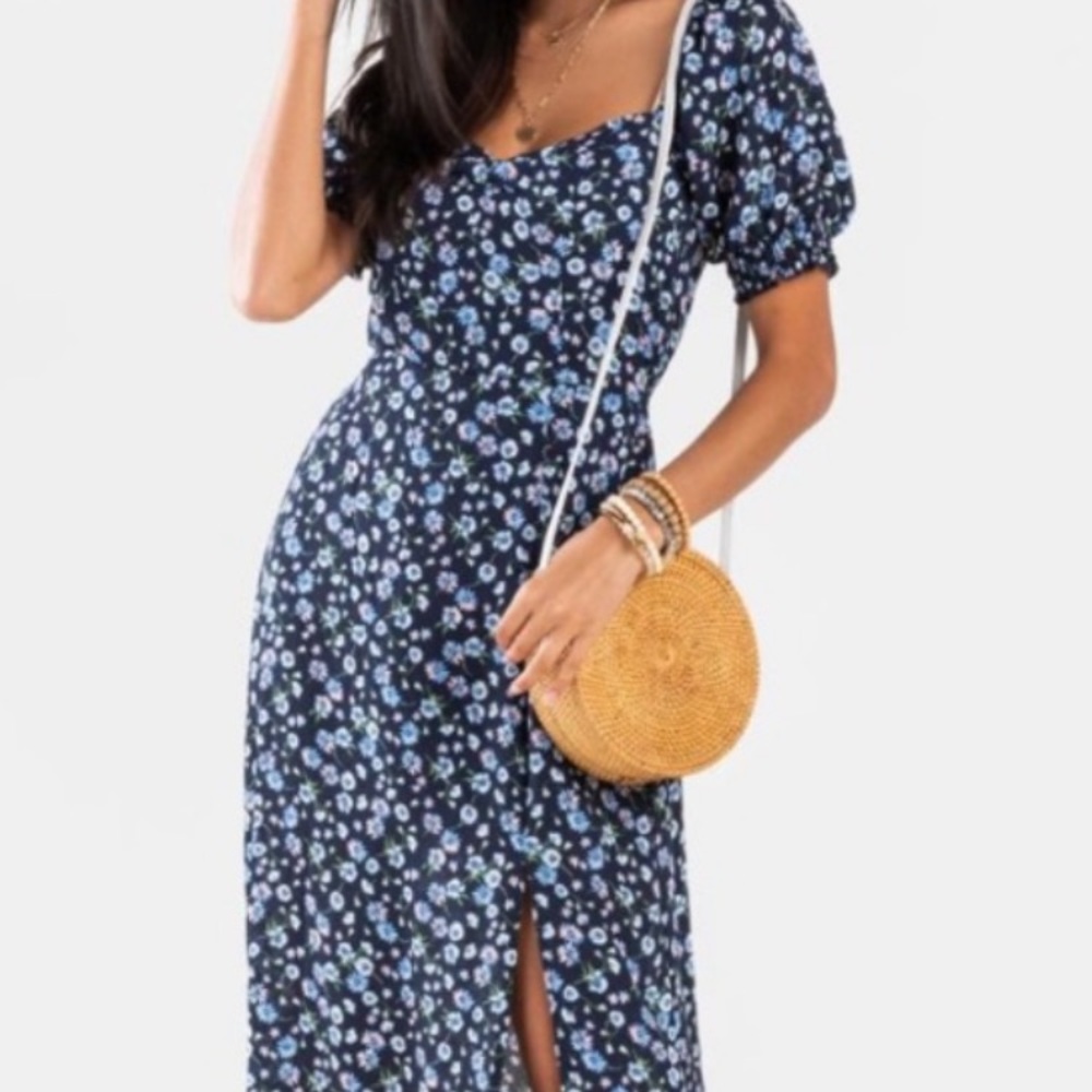 NWT French Ditsy Floral Dress